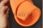 10 мм Оранжевый EVA-лист 220х325 мм  45 шор